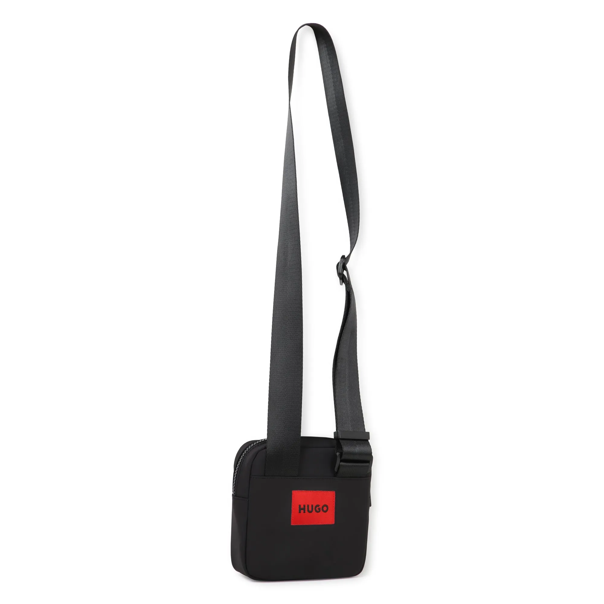 crossbody bag hugo logo - black-09b