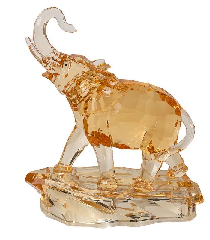 Crystal Elephant With light