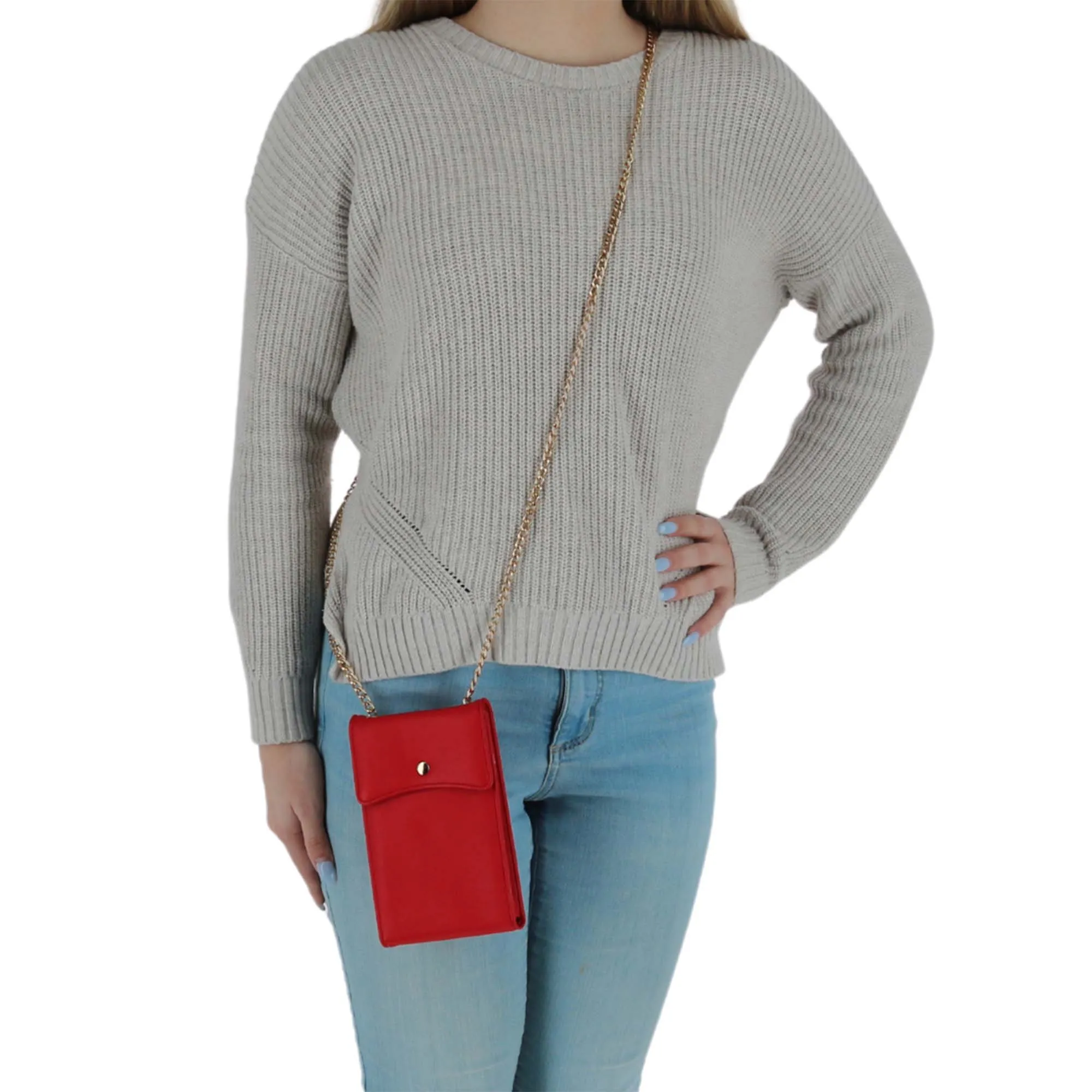 CTM® Women's Crossbody Multipurpose Wallet Bag