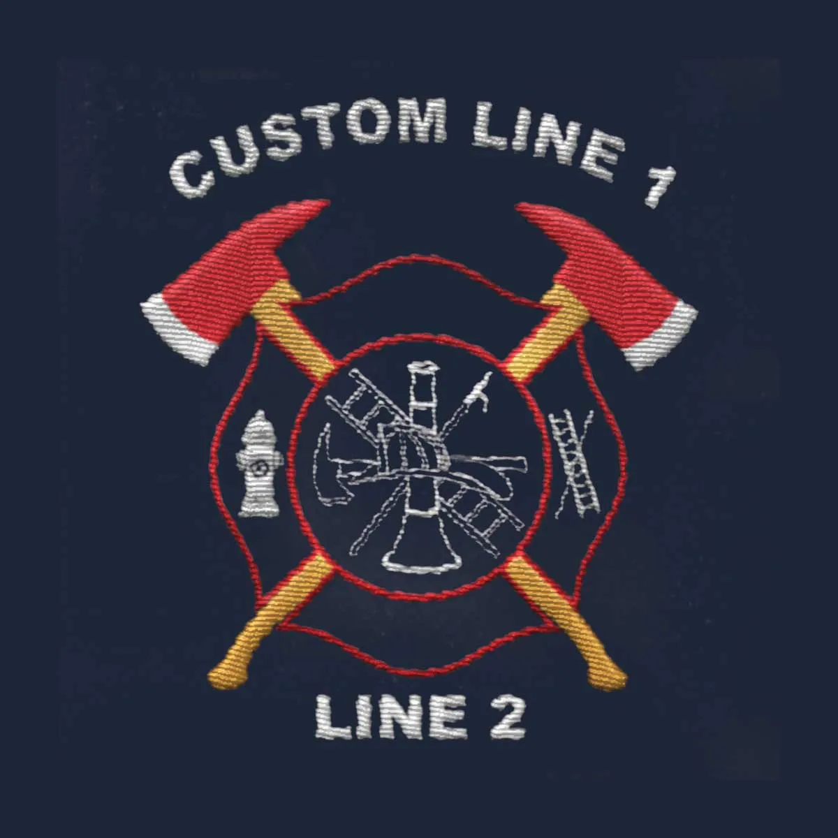 Customized 27" Large Duffel Bag with Crossed Axes Embroidery