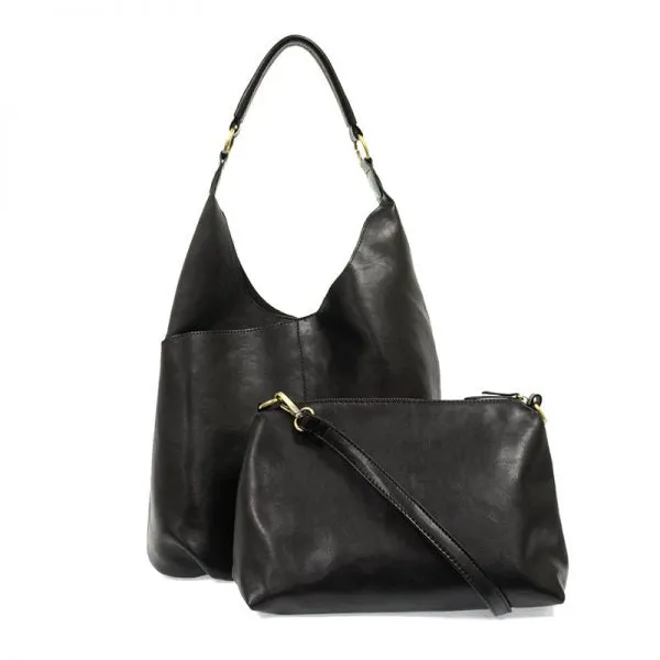 Dani Vintage Hobo Bag - L8092-00 -  Women's  BLACK