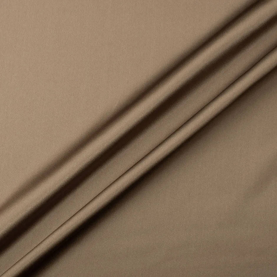 Dark Bisque Pure Silk Satin