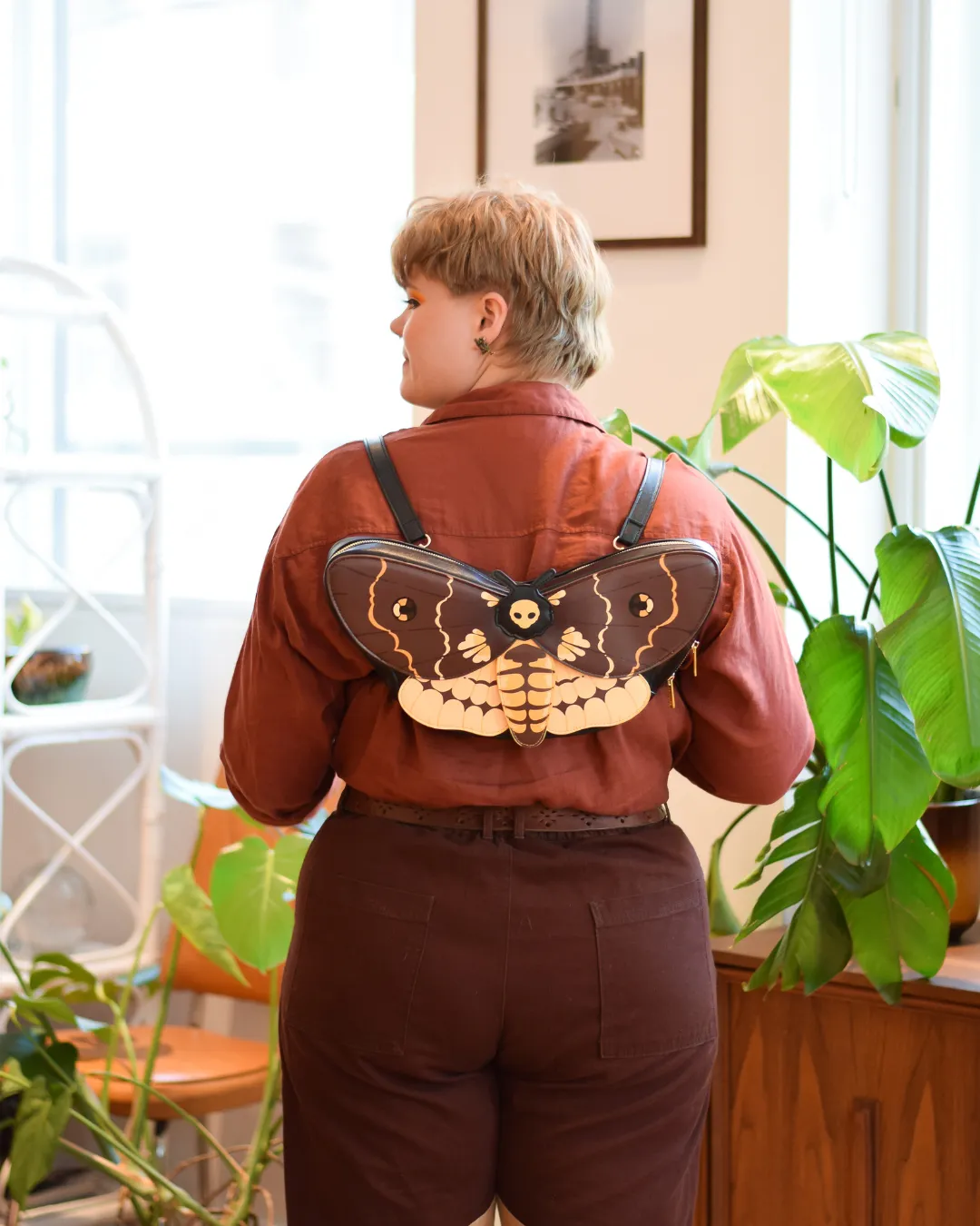 Death's Head | Shaped Moth Bag