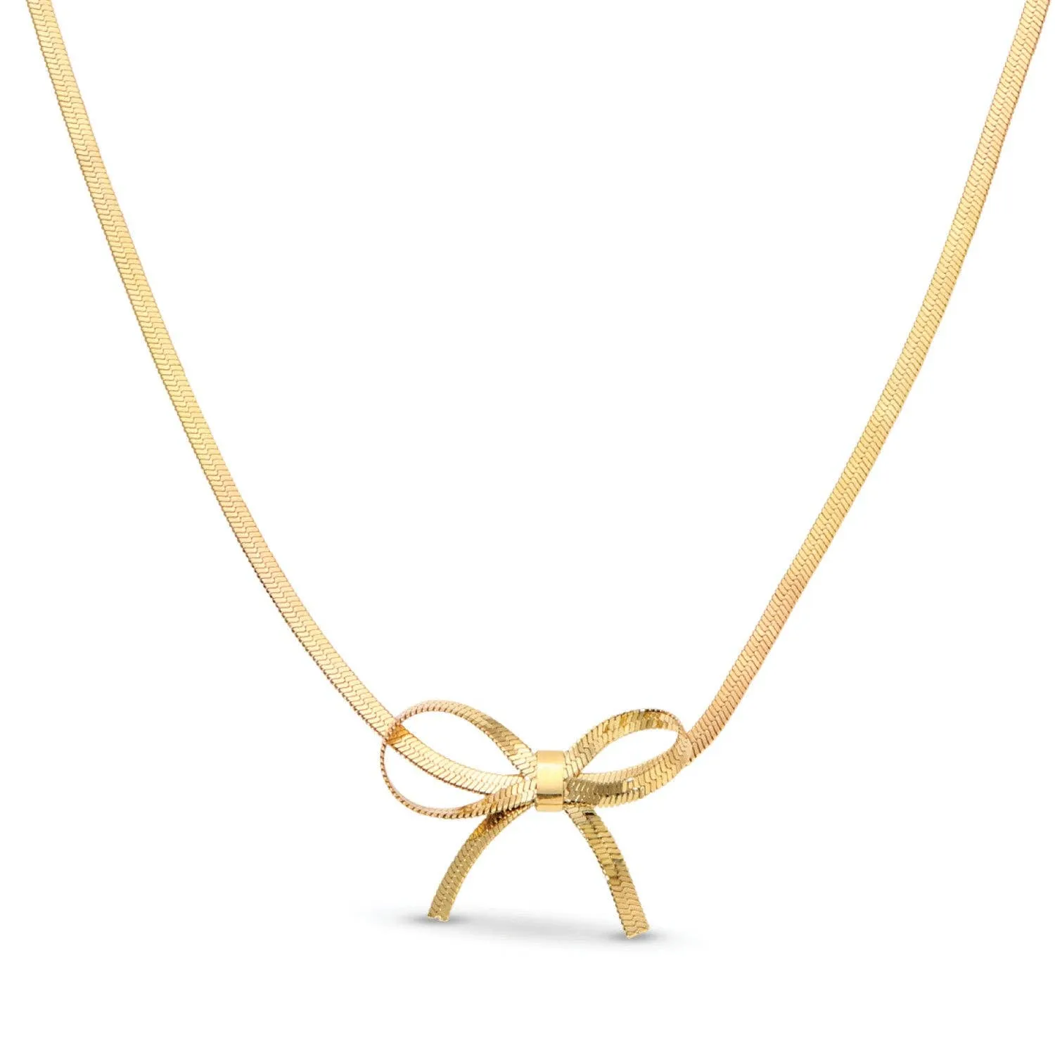 Delicate Bow Necklace