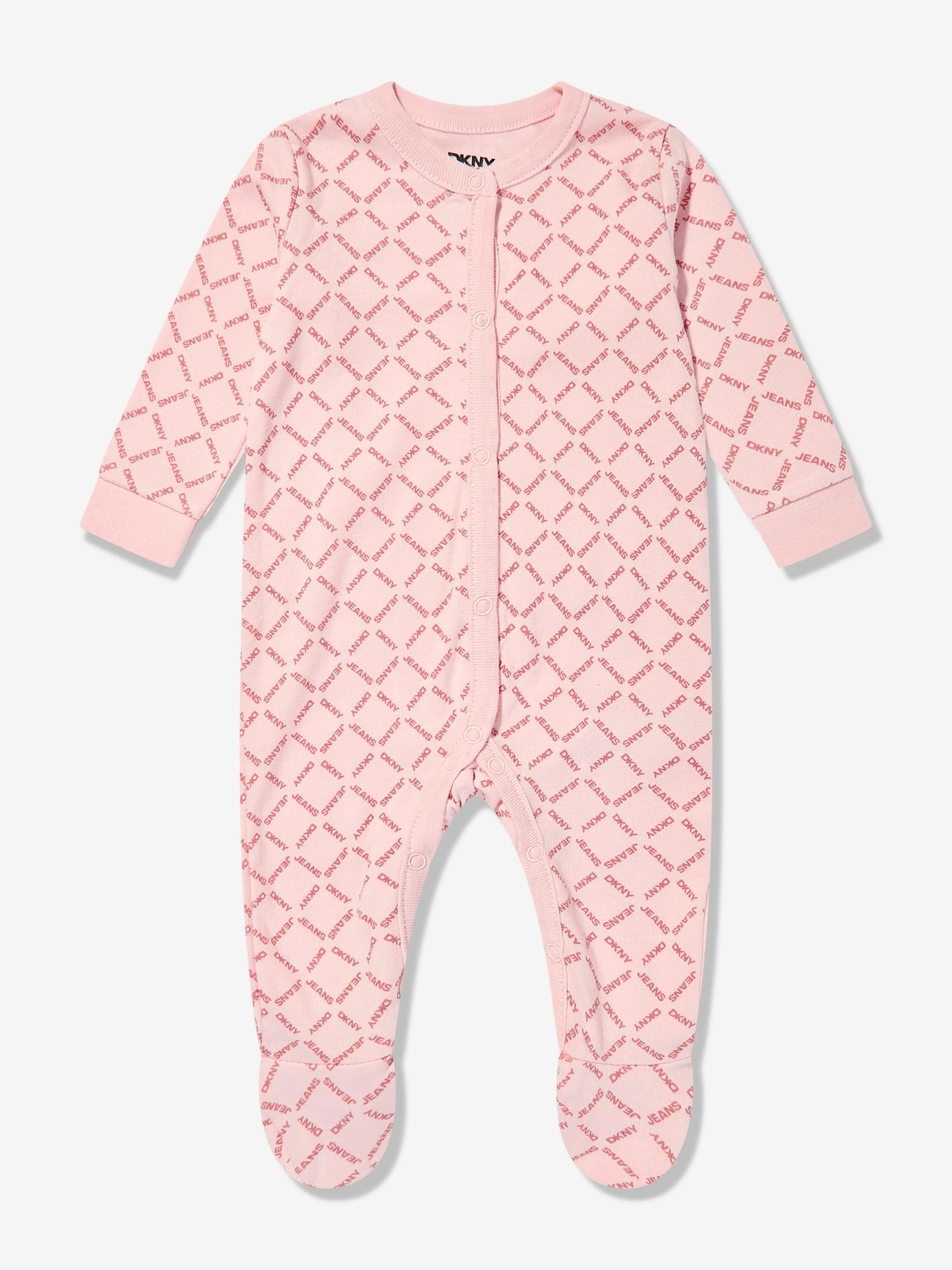 DKNY Baby Girls 5 Piece Babygrow Set in Pink