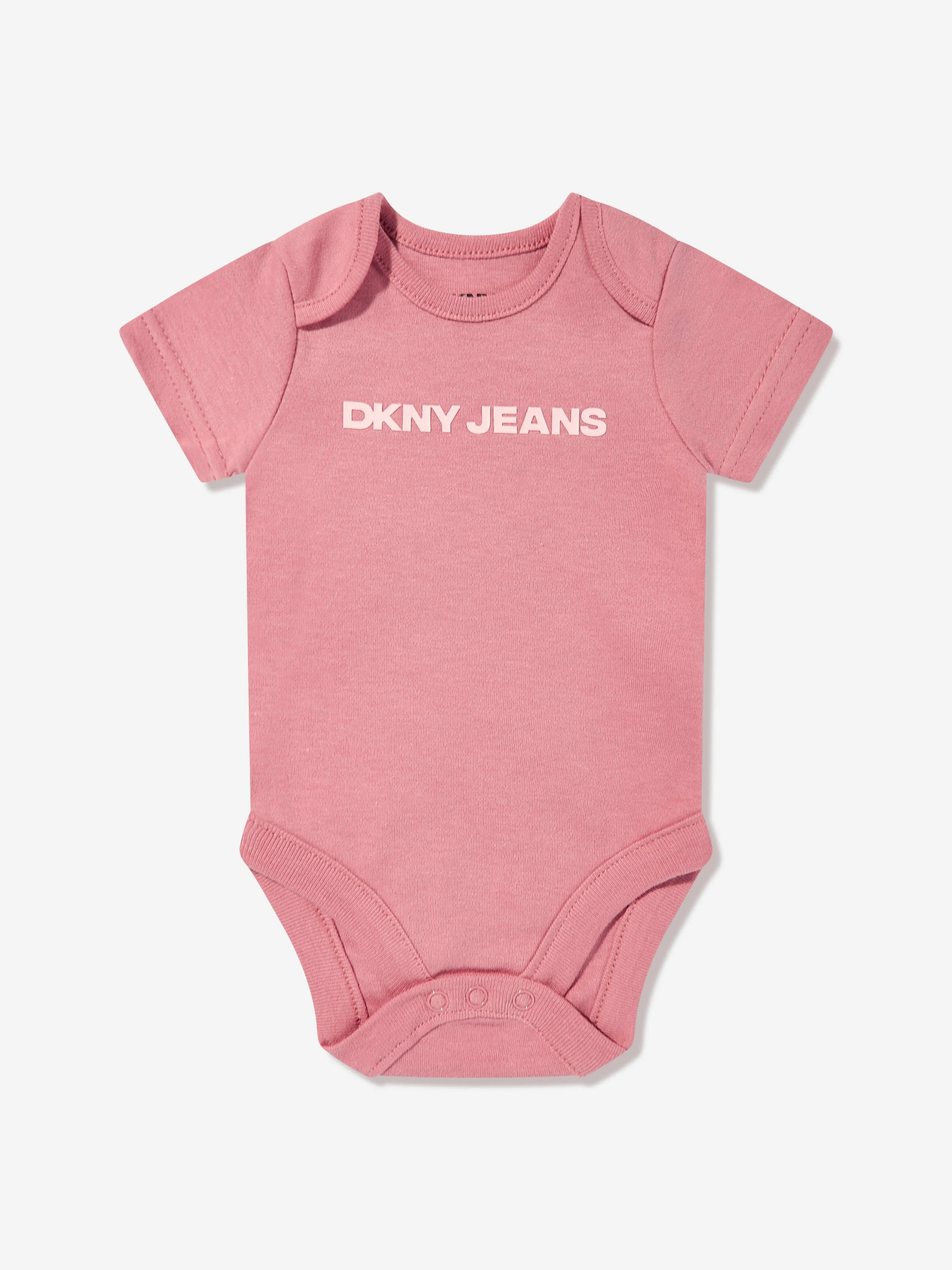 DKNY Baby Girls 5 Piece Babygrow Set in Pink