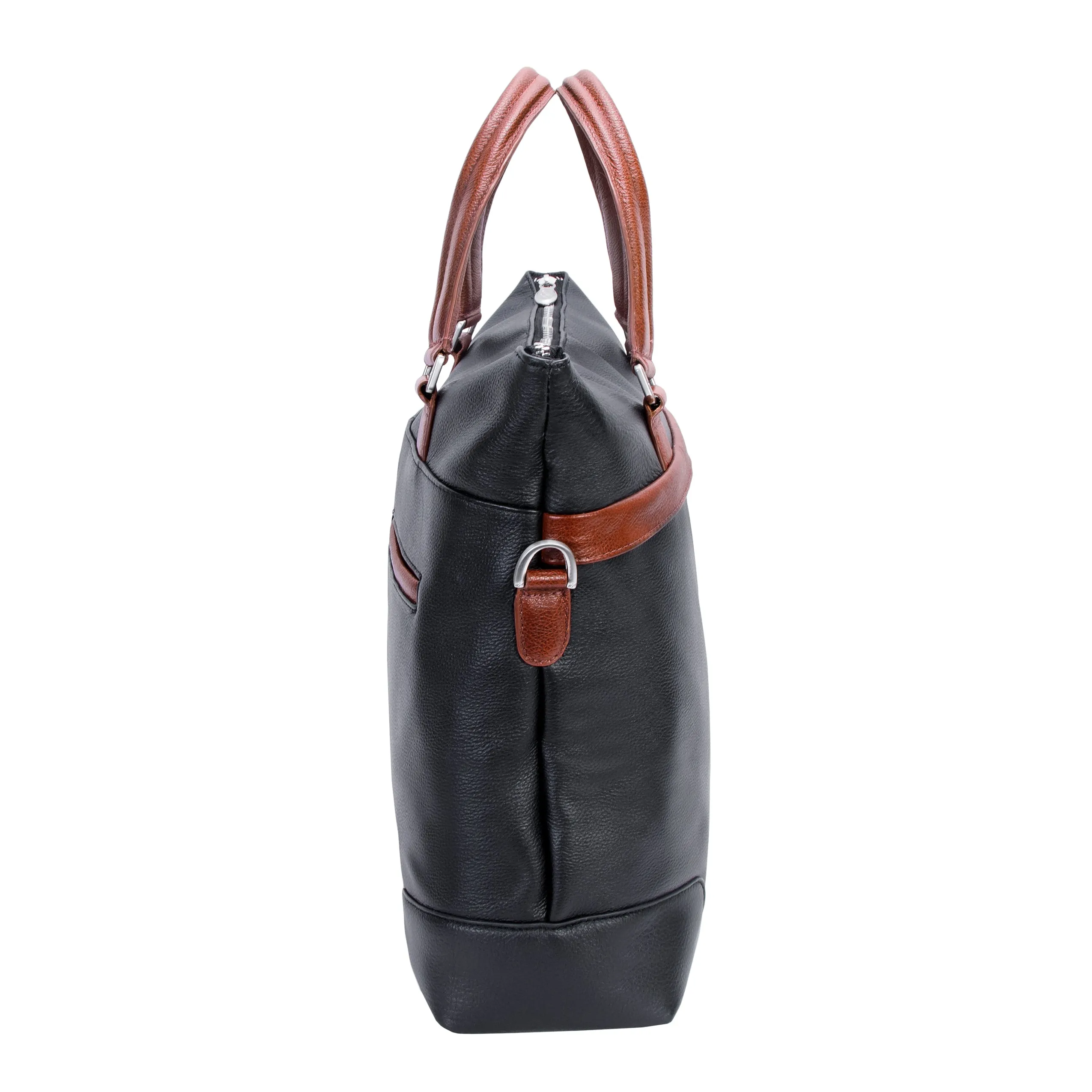 EASTWARD |  15” Leather Two-Tone Tablet & Laptop Briefcase