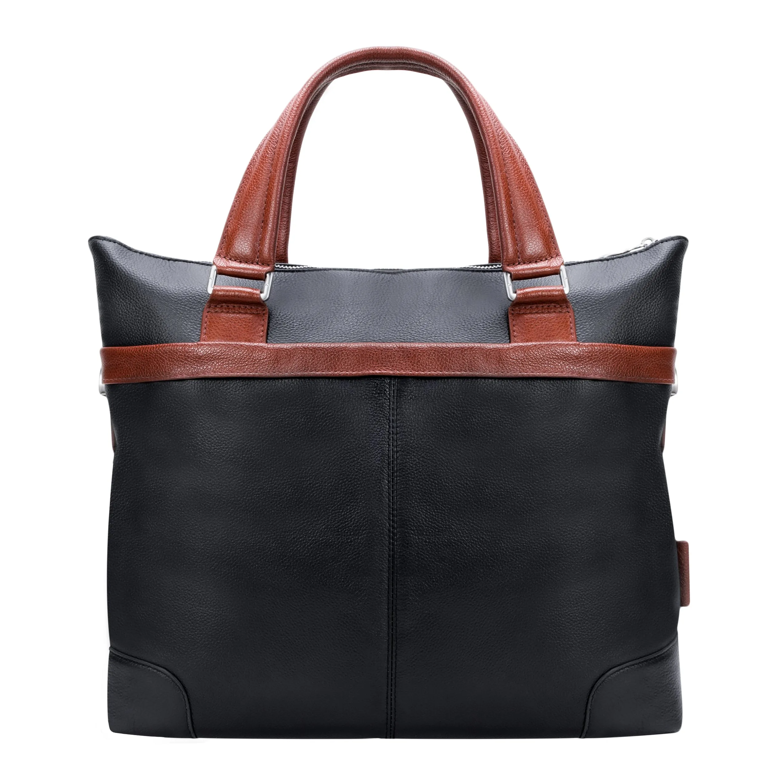 EASTWARD |  15” Leather Two-Tone Tablet & Laptop Briefcase