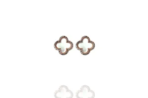 EK-71/RW - Mother of  Pearl Stud Earrings