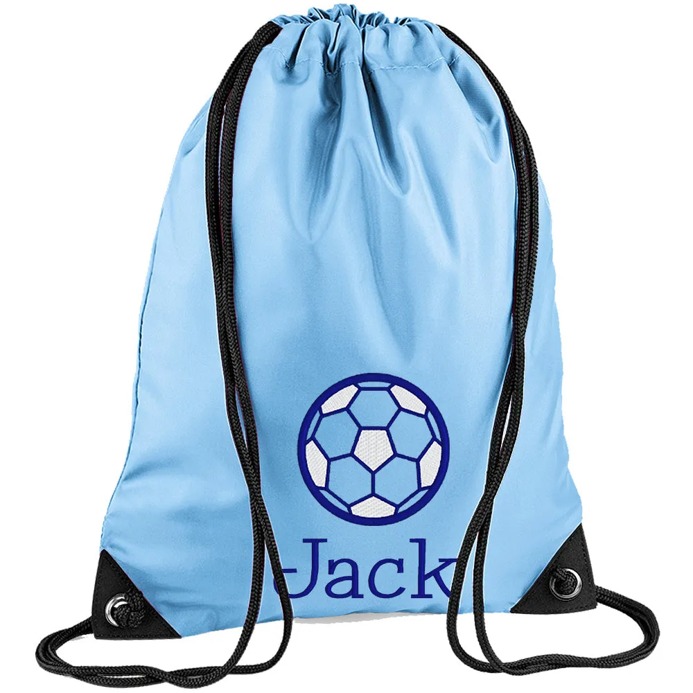 Embroidered PE Bag - Football