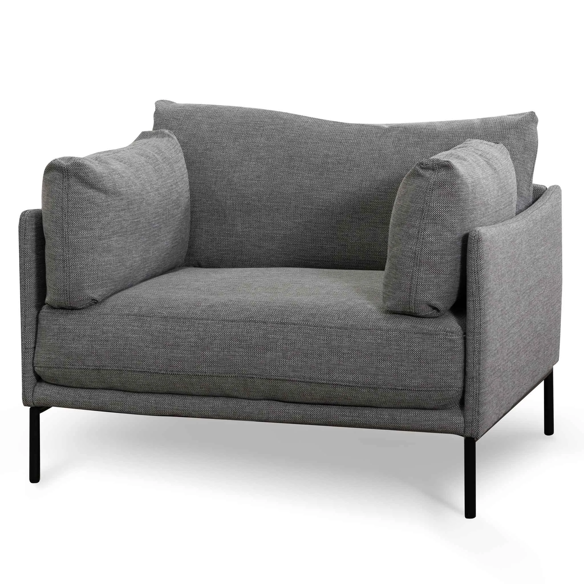 Emilis Armchair - Graphite Grey