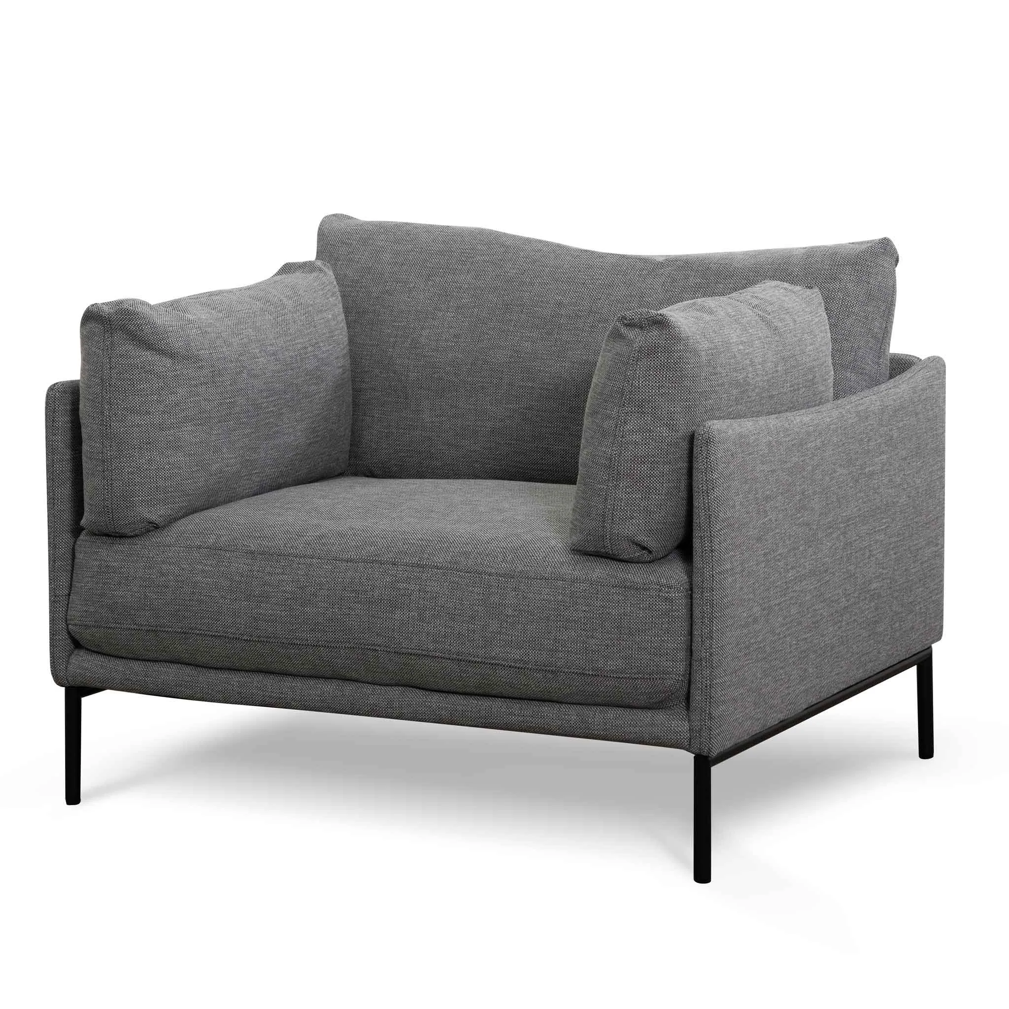 Emilis Armchair - Graphite Grey