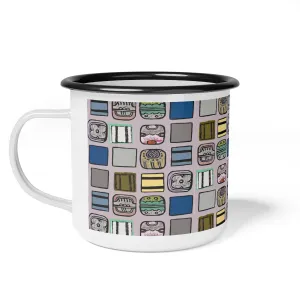 Enamel Camp Cup, Naid Check Rose