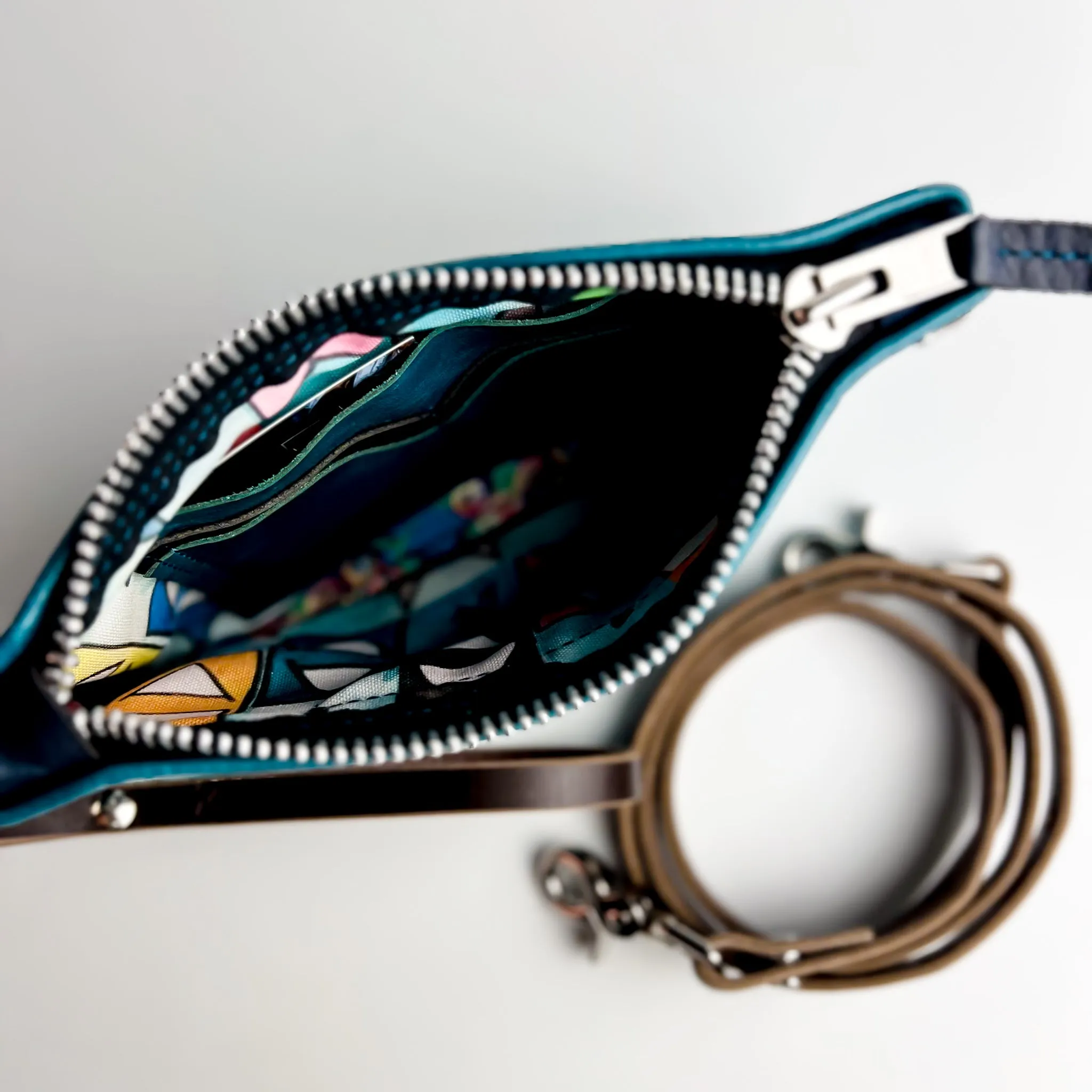 Everyday Collection | Belt Bag Clutch   Crossbody | Turquoise