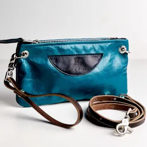 Everyday Collection | Belt Bag Clutch   Crossbody | Turquoise