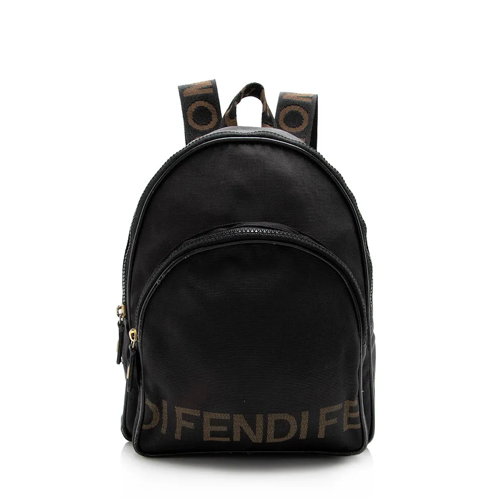 Fendi Vintage Nylon Logo Backpack (SHF-17036)