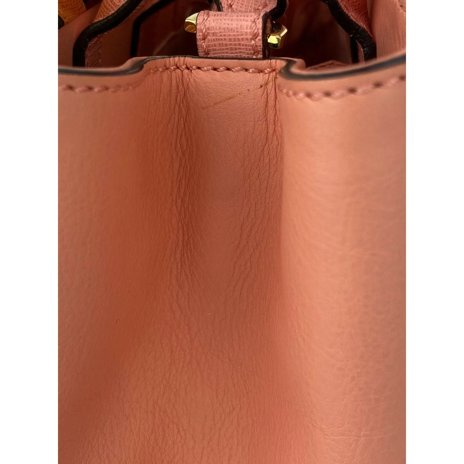 Fendi Vitello Elite Flamingo Petite 2Jours Tote Ecstasy Shoulder crossbody Bag