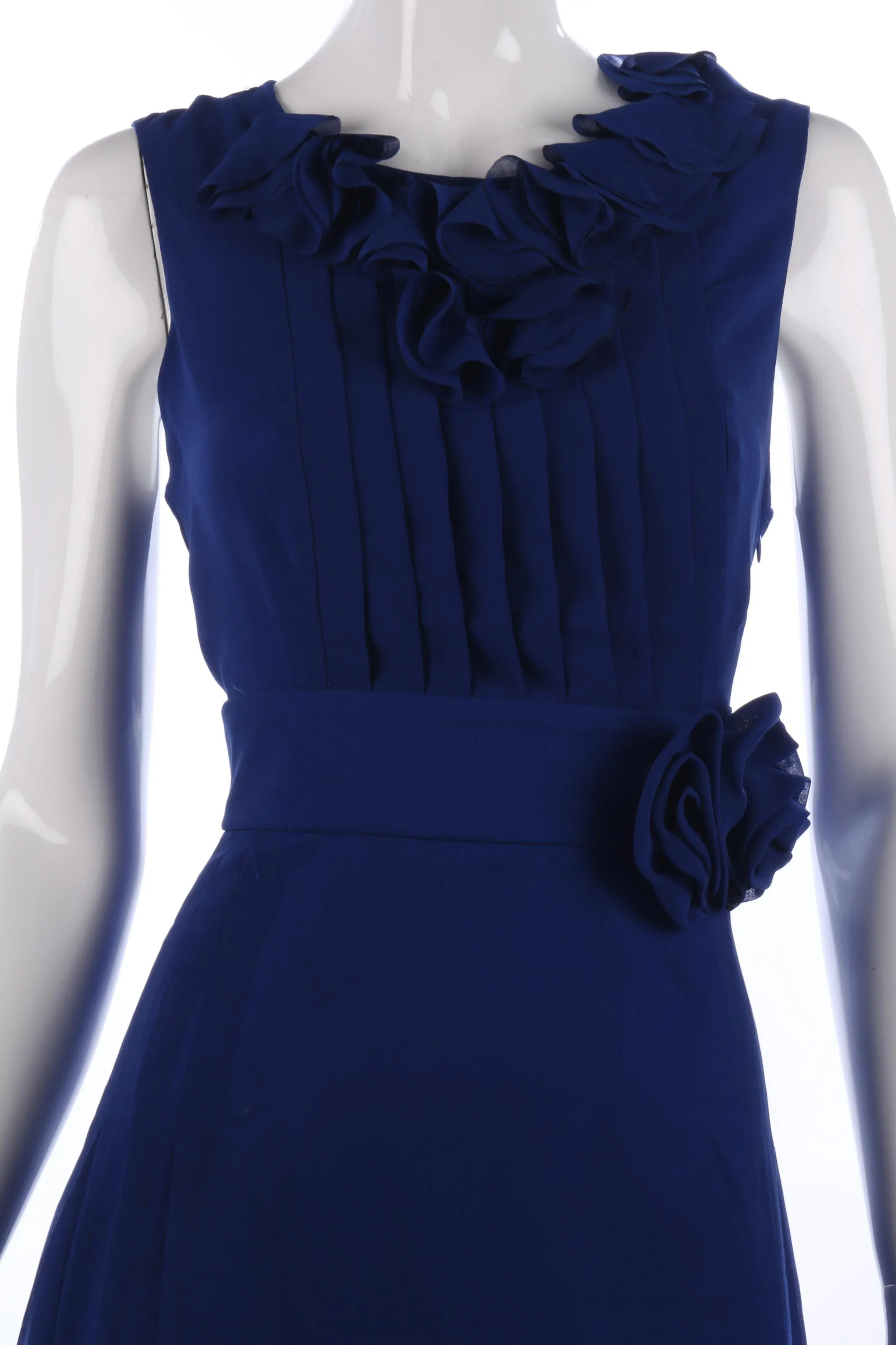 FEVER London Stunning Blue Cocktail Dress UK Size 16.