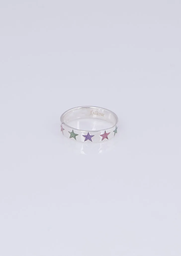 [FILLOW] Seasonless flat charming patterned ring color