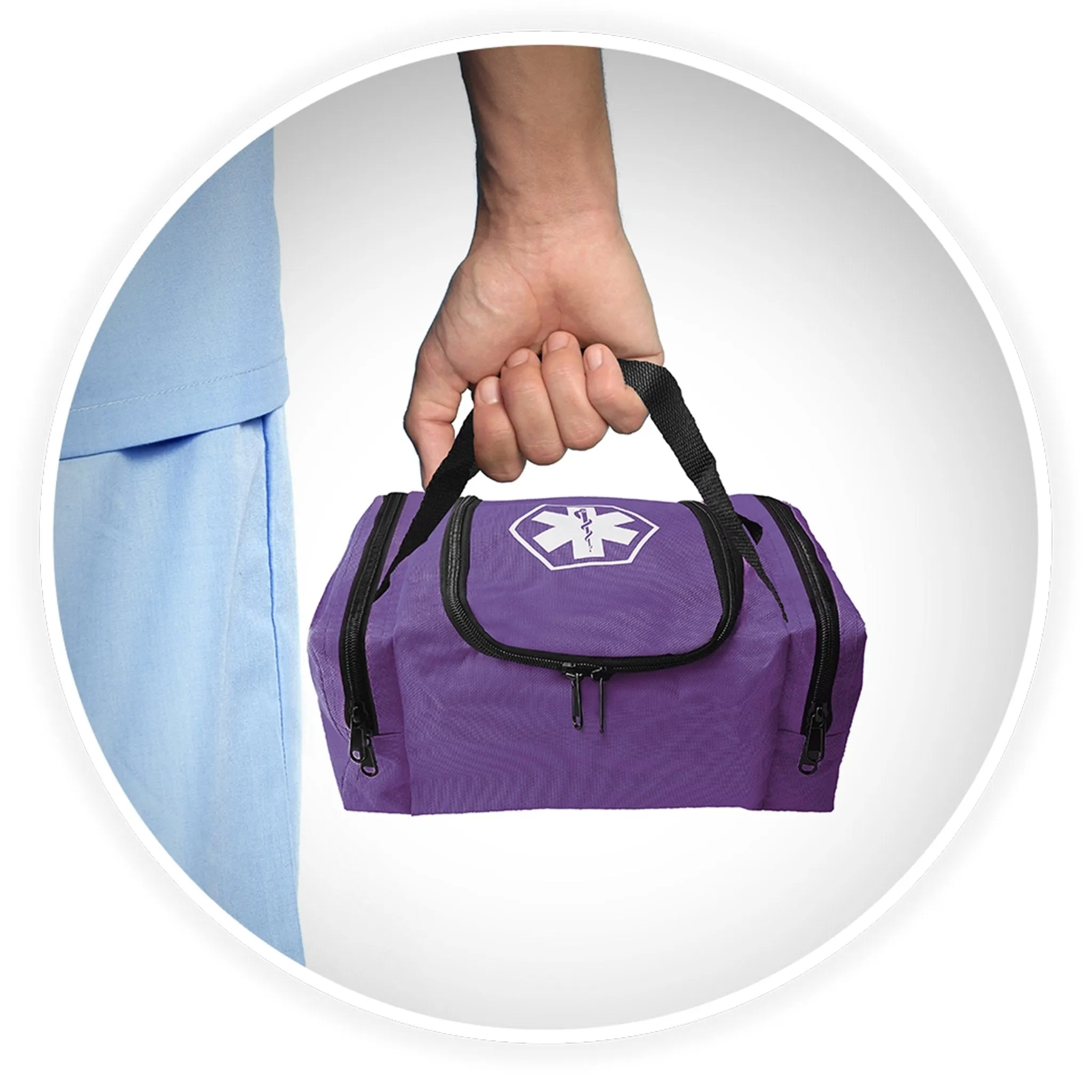First Aid Responder EMS Emergency Medical Trauma Bag EMT 10.5"x5"x8 Fire Fighter