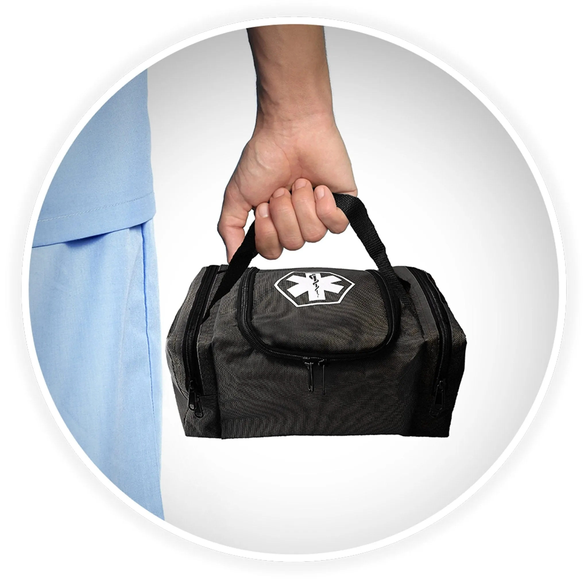 First Aid Responder EMS Emergency Medical Trauma Bag EMT 10.5"x5"x8 Fire Fighter