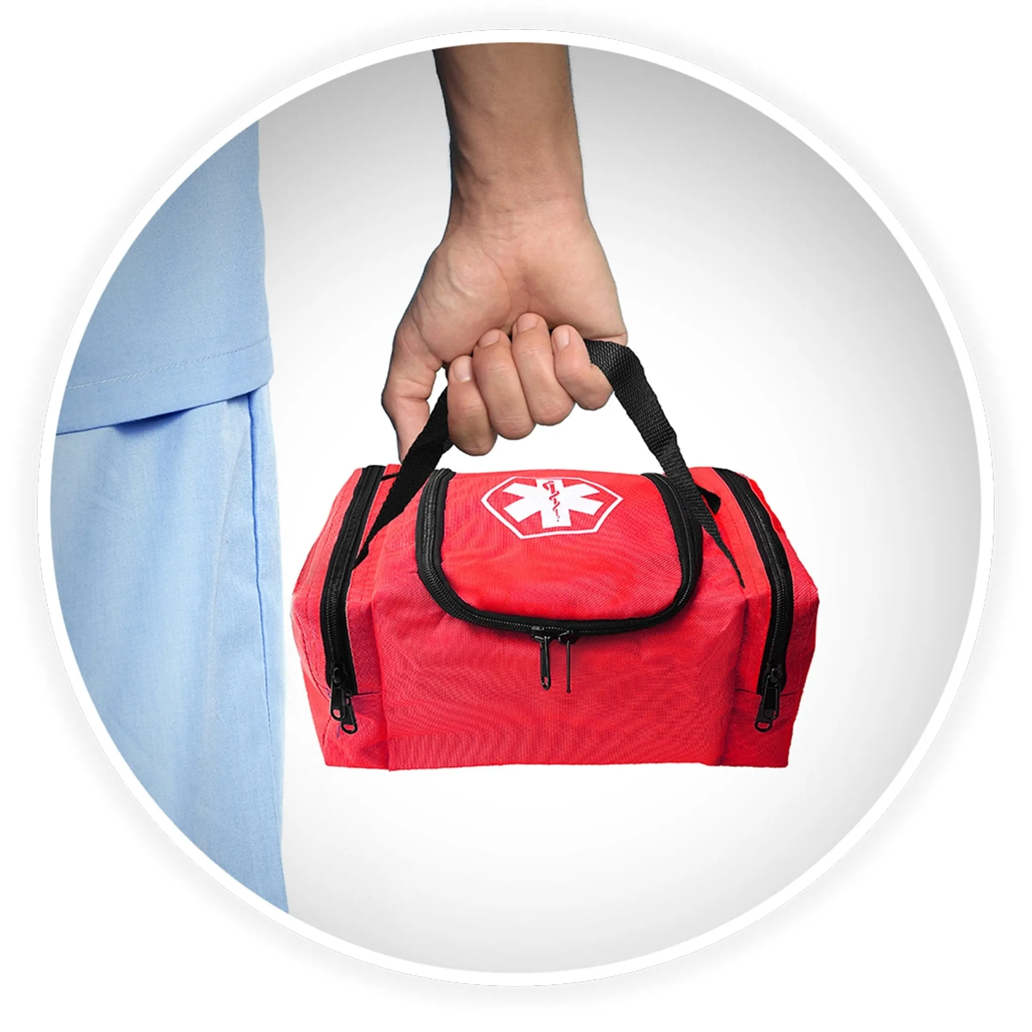 First Aid Responder EMS Emergency Medical Trauma Bag EMT 10.5"x5"x8 Fire Fighter
