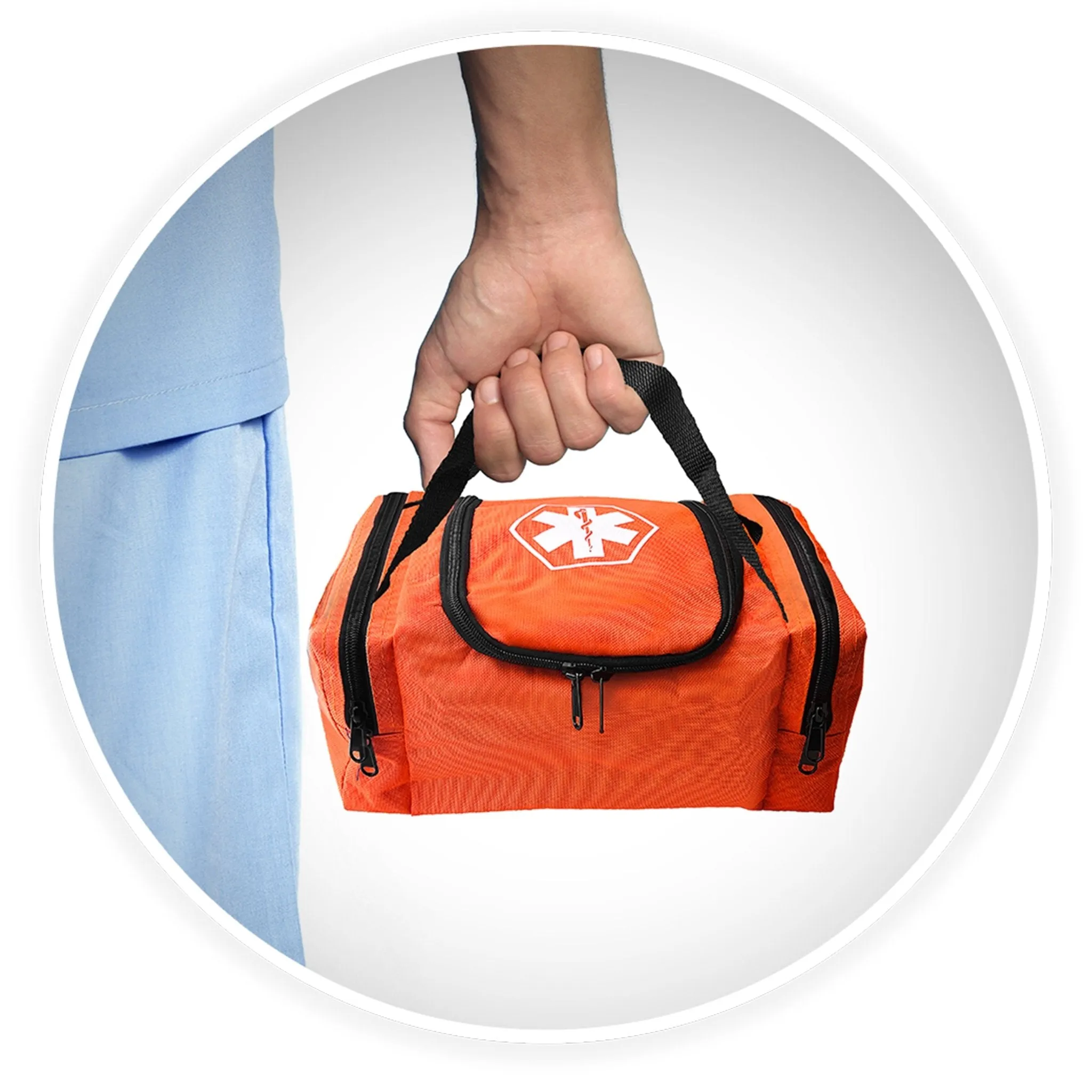 First Aid Responder EMS Emergency Medical Trauma Bag EMT 10.5"x5"x8 Fire Fighter