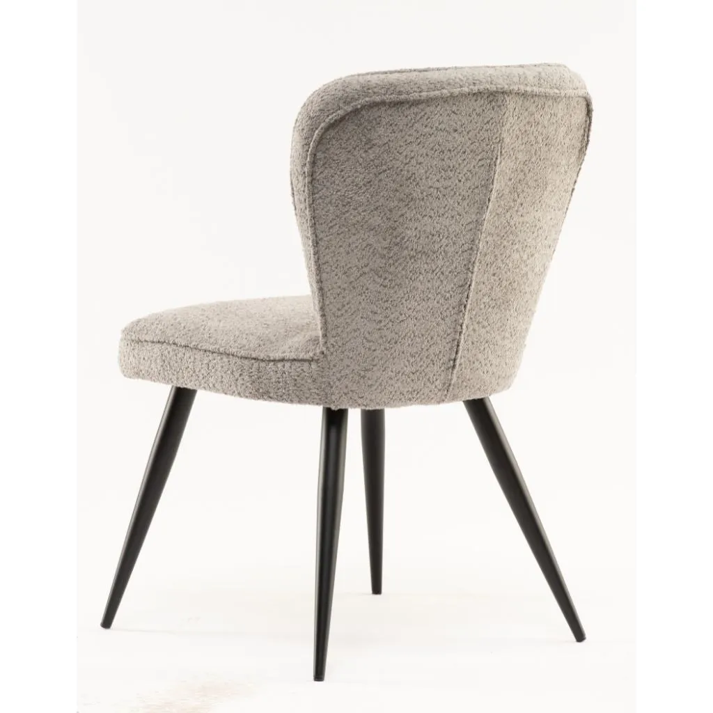 Flero Grey Fabric Dining Chair