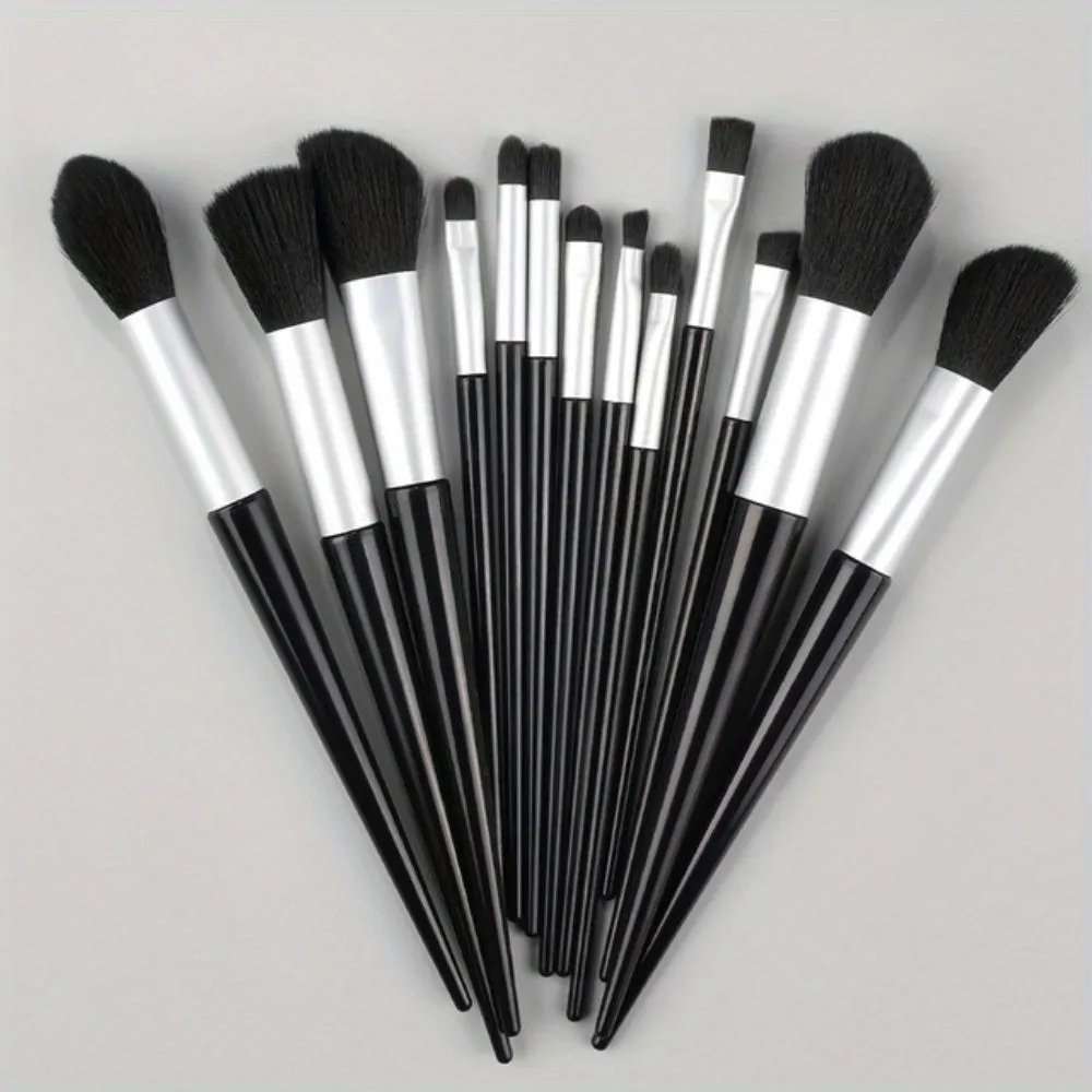 Fluffy Makeup Brush Set & Storage Bag