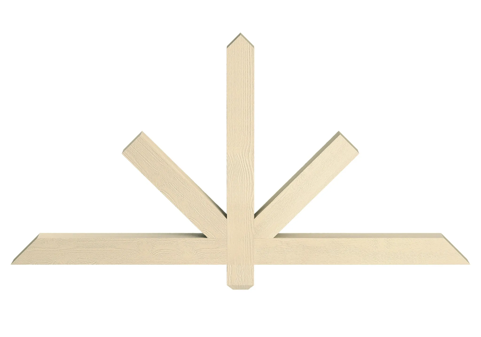 Gable Bracket Pediment - Burnham Chamfered