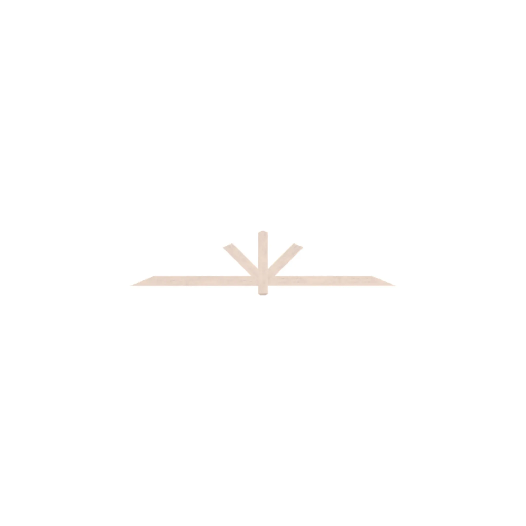 Gable Bracket Pediment - Burnham Chamfered
