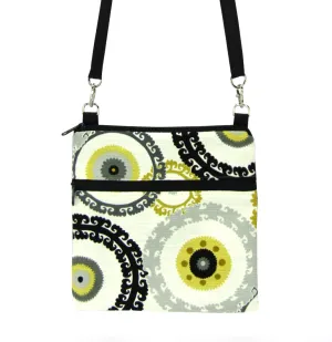 Gears | Black Nylon | RTS Mini Square Crossbody Bag