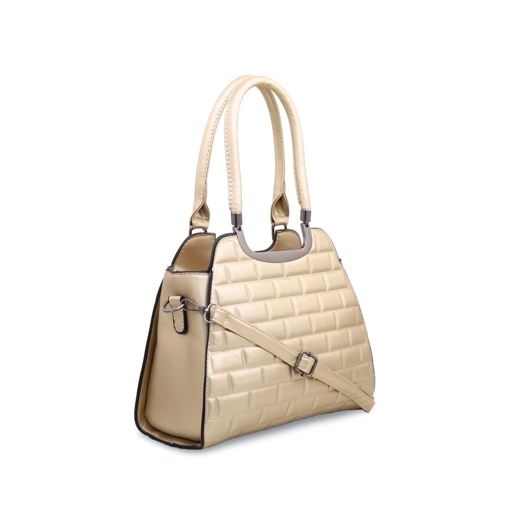 Golden Formal Hand Bag P35881