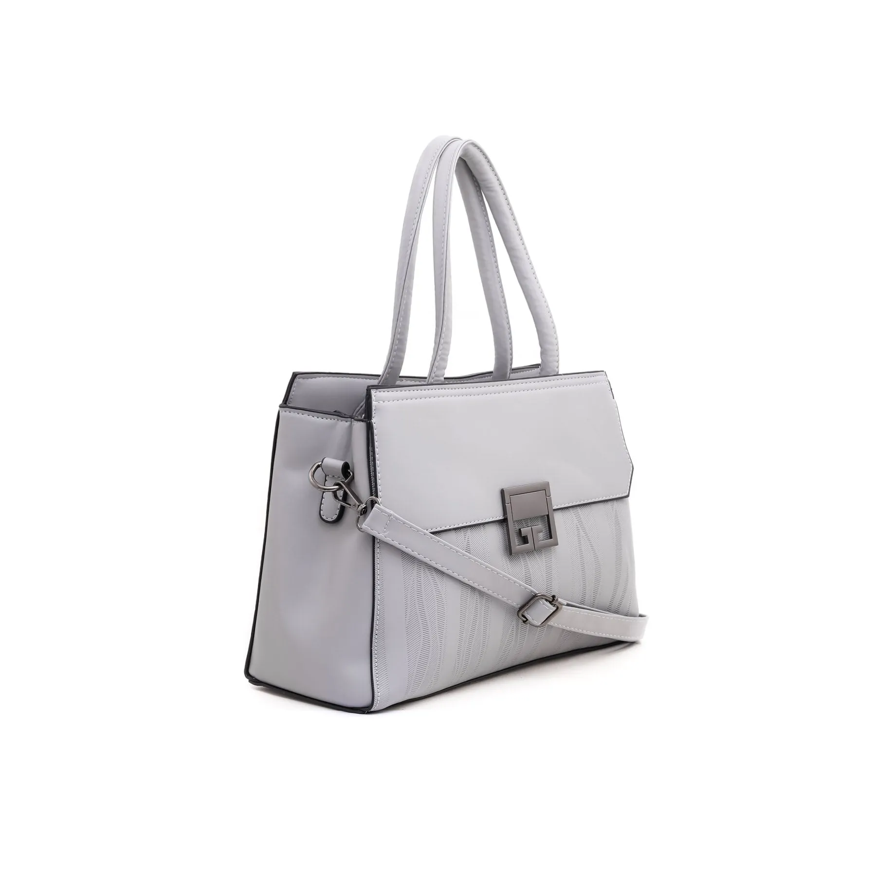 Grey Formal Hand Bag P35879