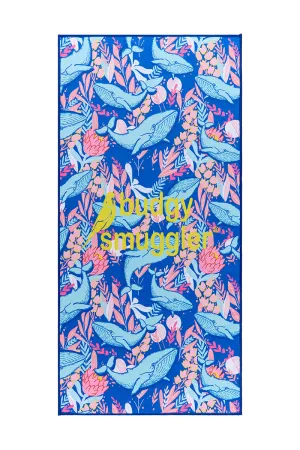 Gym Towel in Blue Whale
