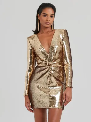 Harley | Luxurious Gold Dress