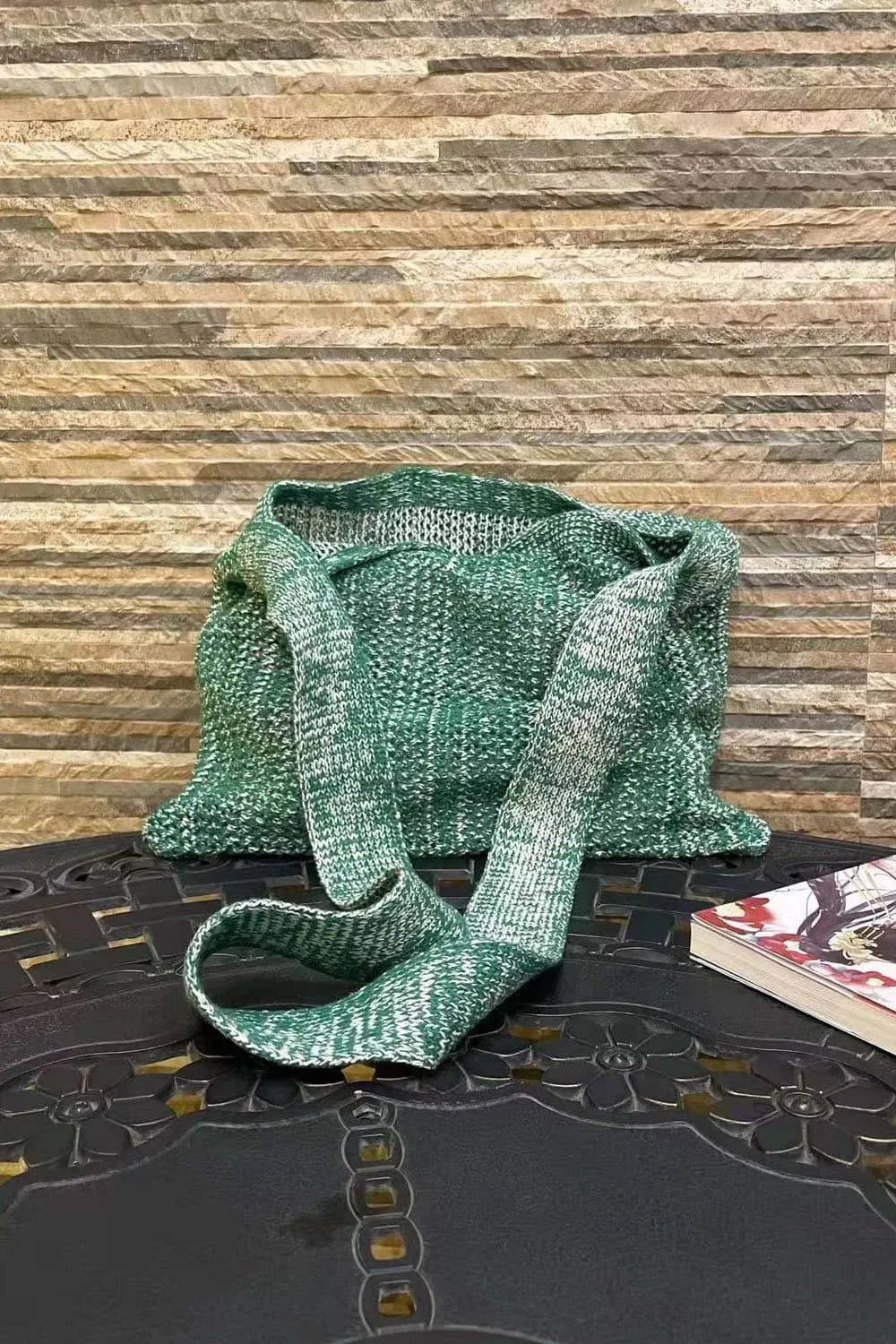 Hollow Crossbody Woven Bag