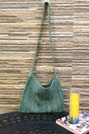 Hollow Crossbody Woven Bag