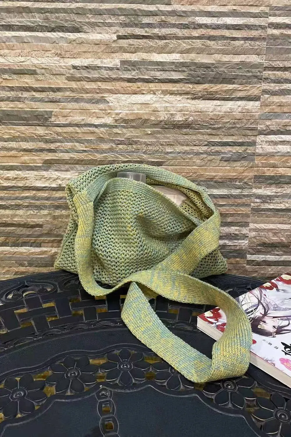 Hollow Crossbody Woven Bag