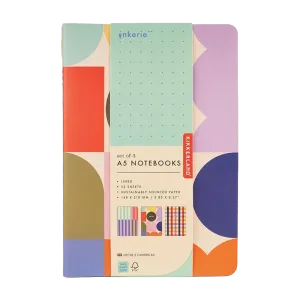Inkerie A5 Notebooks (Set of 3)