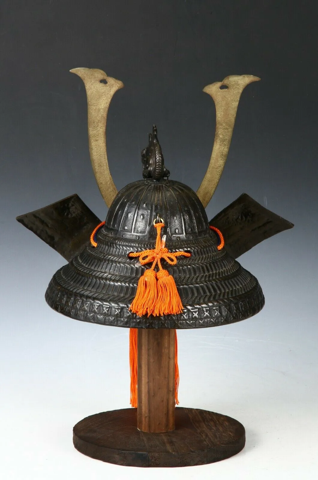 Japanese Stunning Black Samurai Helmet -Genji Dragon Kabuto- Tsushima