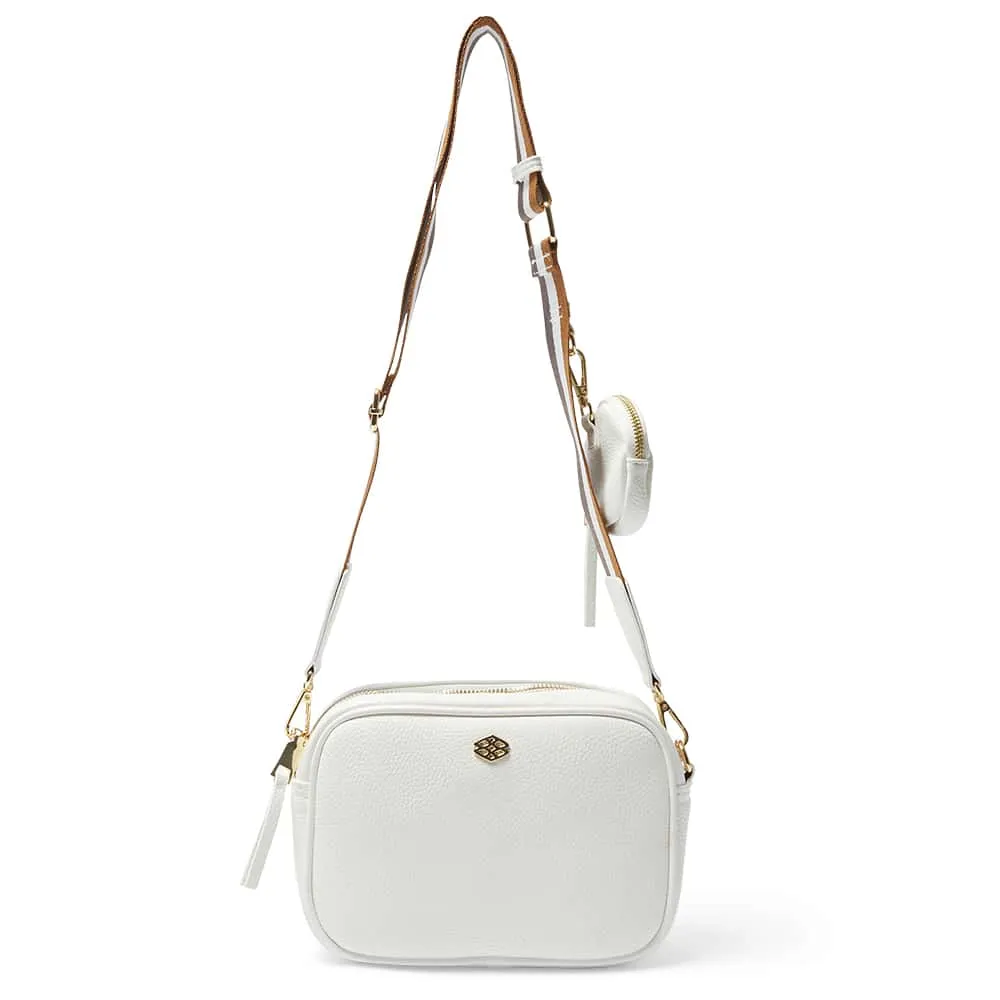 Jovie Handbag in White Pebble
