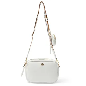 Jovie Handbag in White Pebble