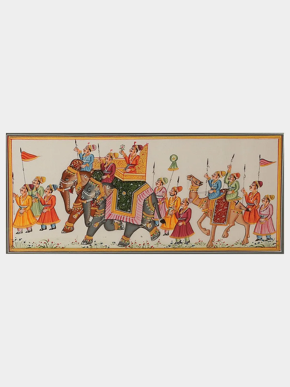 Kangra Miniature: Procession 2