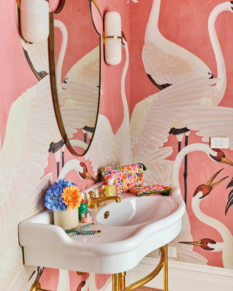 Kip & Co | Meandering Meadow Velvet Toiletry Bag