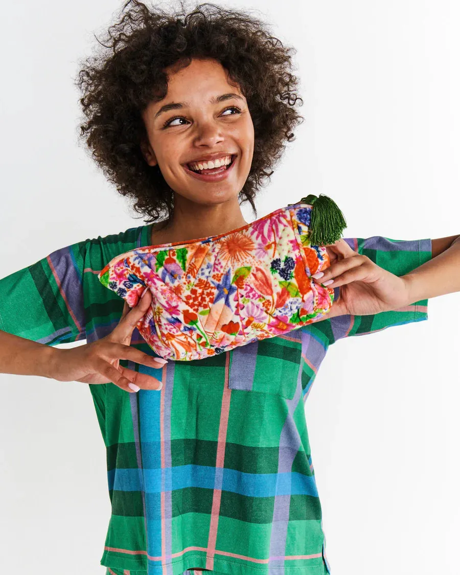 Kip & Co | Meandering Meadow Velvet Toiletry Bag