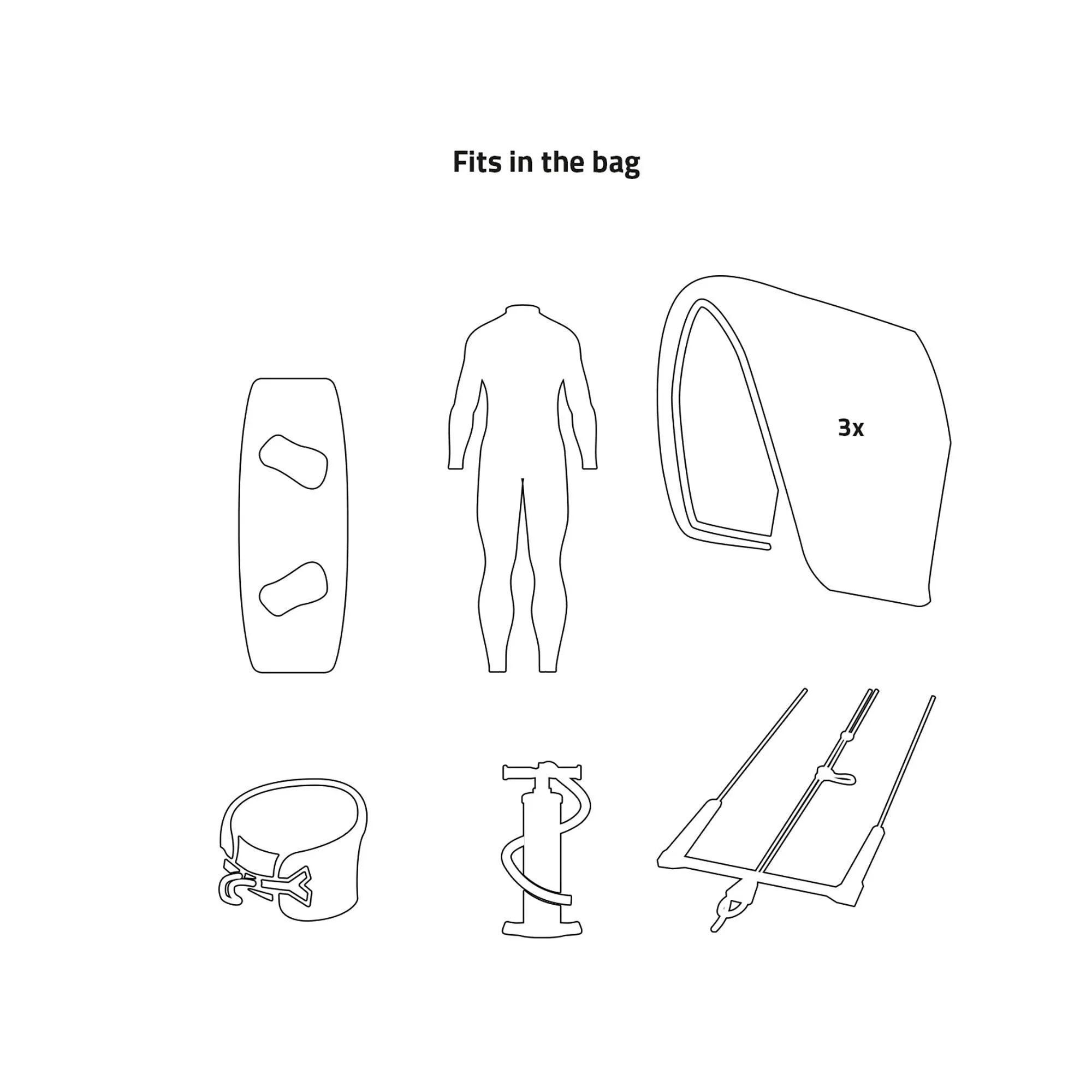 Kitesurf Boardbag Golf Travel Light