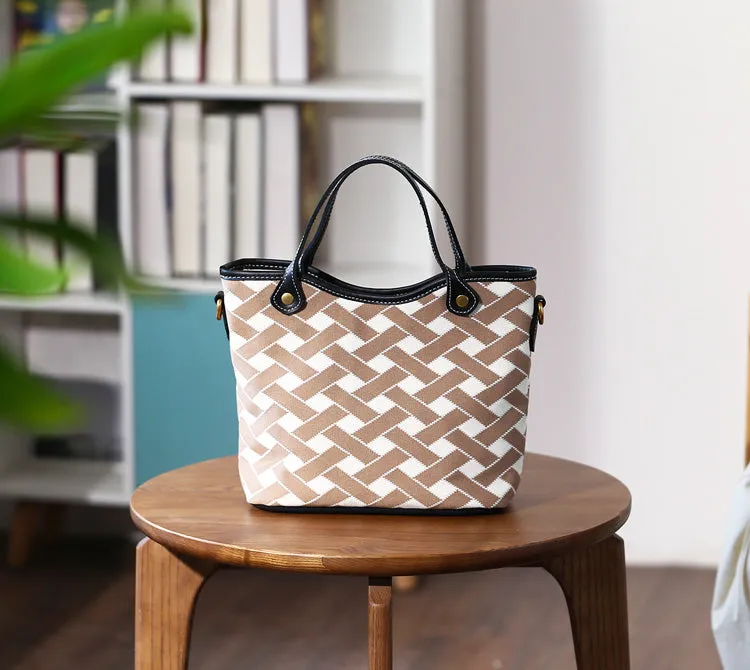 Ladies Small Canvas Tote Bag Crossbody Canvas Bags For Women