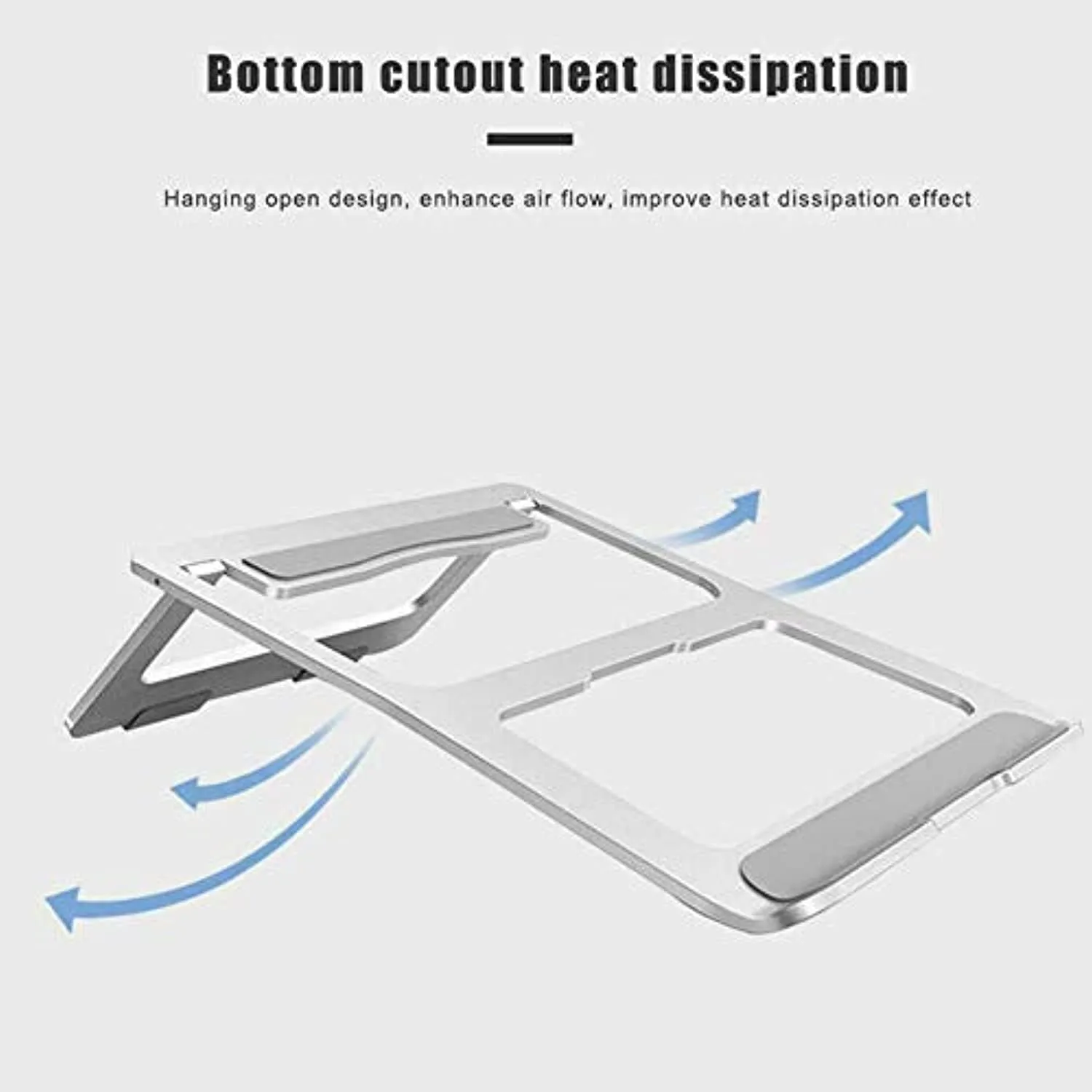 Laptop Stand Lightweight Portable Mini Laptop PC Tablet Holder Anti-Slip Design Mounting Bracket