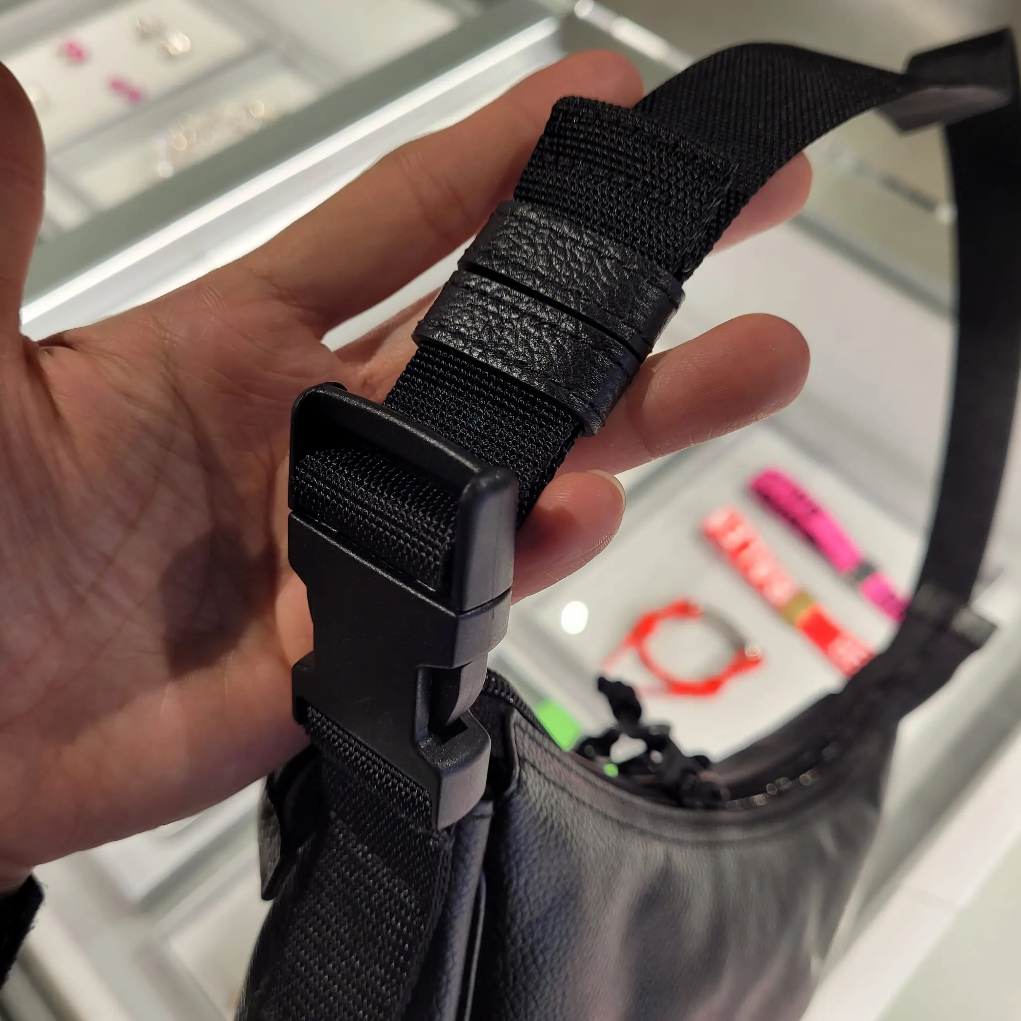 leather belt bag